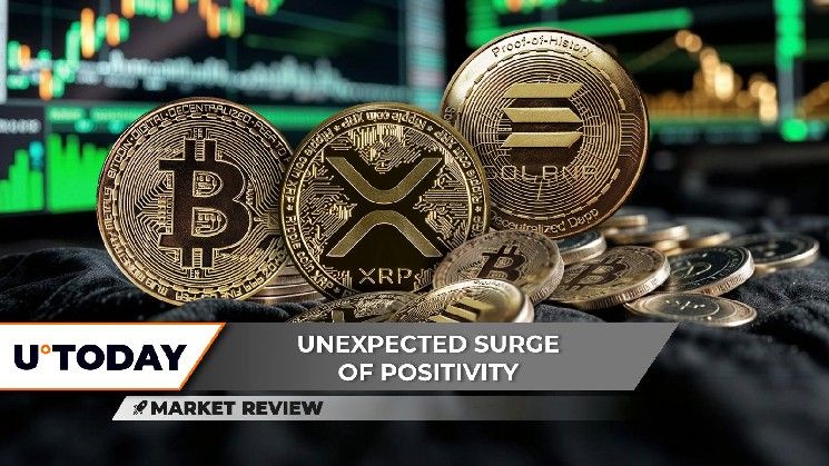 "Bitcoin (BTC) تتجاوز تقاطع الذهبي: مستعدة للصعود! XRP على وشك الانفجار بعد كسر هذا المستوى – هل رسمت Solana (SOL) قمة مزدوجة؟ اكتشف الآن!"