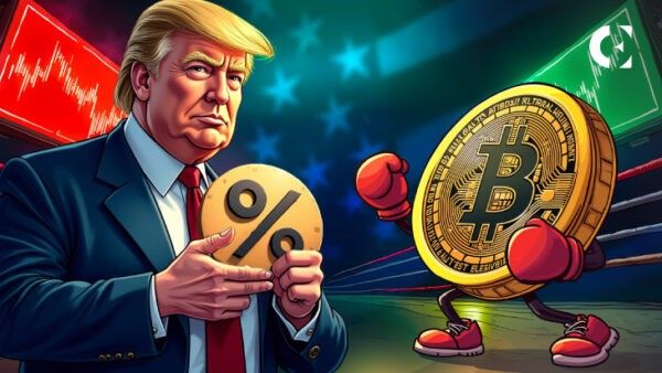 "البيتكوين يتراجع بعد صدمة تعرفة ترامب.. لكن الاتجاه الصعودي مستمر – تعرف على التفاصيل!"