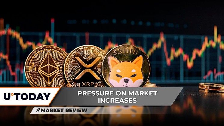 إيثريوم (ETH) تخسر 3000 دولار.. هل سيفقد الريبل (XRP) مستوى 2 دولار؟ وهل فشل اختراق شيبا إنو (SHIB)؟