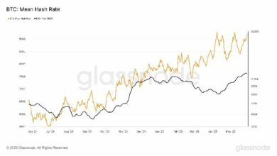 "صعوبة تعدين البيتكوين على وشك الوصول إلى مستوى قياسي جديد مع ارتفاع معدل الهاش ريت – تعرف على التفاصيل الآن!"
