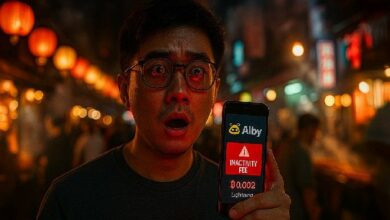 "ألبي تواجه انتقادات بسبب 'رسوم الخمول' تؤدي إلى سحب غير متوقع للبيتكوين – تعرف على التفاصيل الآن!"