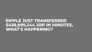 "ريبل تنقل 438,999,244 XRP في دقائق.. ماذا يحدث؟ اكتشف التفاصيل الآن!"