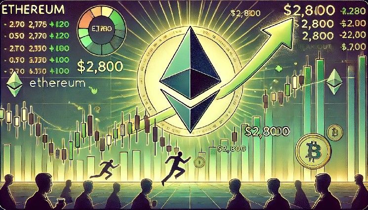 إيثريوم يتراجع دون 2800 دولار – المستثمرون يحتاجون كسر هذا المستوى لبدء الصعود التالي!
