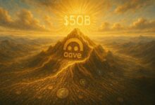 إنجاز Aave البالغ 50 مليار دولار يتحدى عمالقة البنوك التقليدية: اكتشف كيف!