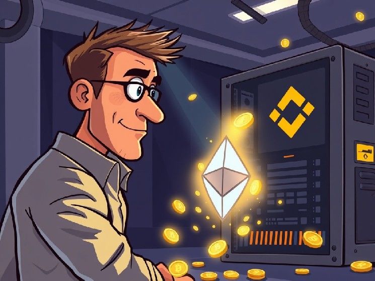 **تحويل ضخم للإيثيريوم: مؤسس مشارك في F2Pool ينقل 19.2 مليون دولار إلى Binance في خطوة مثيرة للاهتمام!**