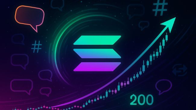 "سولانا تتصدر حديث وسائل التواصل الاجتماعي مع وصول سعرها إلى 200 دولار – اكتشف التفاصيل الآن!"
