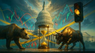 احتمالية إغلاق الحكومة الأمريكية تبلغ ذروتها التاريخية والأسواق في حالة ترقب