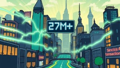 إنجاز غير مسبوق: 27 مليون معاملة يوميًا على آلة التشفير الافتراضية (EVM)