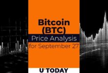 توقع سعر البيتكوين (BTC) ليوم 27 سبتمبر