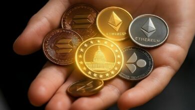 تراجع حاد للبتكوين والإيثيريوم والعملات الرقمية البديلة بعد مفاجأة الناتج المحلي الأمريكي.. تصفية 1.1 مليار دولار في السوق