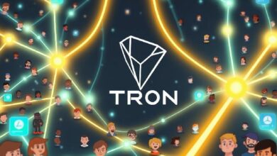 شبكة ترون تحقق رقمًا قياسيًا جديدًا بـ 334 مليون حساب نشط