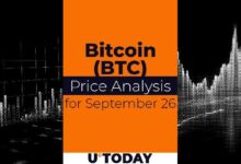 توقعات سعر البيتكوين (BTC) في 26 سبتمبر