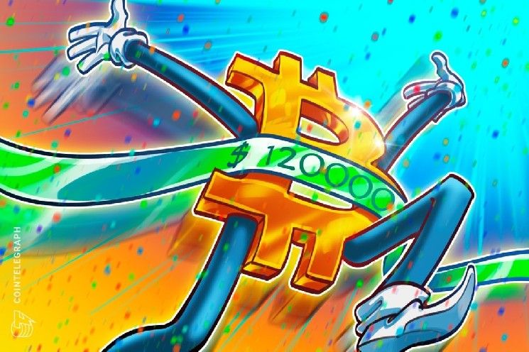 "أوبتوبر" على الأبواب: البيتكوين يقترب من أعلى مستوى في 7 أسابيع عند 120 ألف دولار