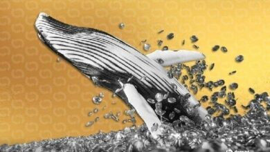 حوت إيثريوم يشترى 32 مليون دولار من الإيثريوم بينما يحقق حيتان البيتكوين والسولانا أرباحهم