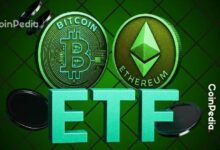 انهيار العملات الرقمية يُمحى 672 مليون دولار من صناديق البيتكوين والإيثيريوم ETF في 48 ساعة
