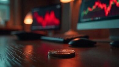 خبر عاجل: انهيار البيتكوين بعد تخلص البورصات من ملايين الدولارات من العملات الرقمية