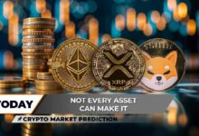 توقعات سوق العملات الرقمية: إيثيريوم (ETH) أمام سيناريو كارثي، XRP يبدأ مساره نحو 4 دولارات، شيبا إينو (SHIB) دون مستوى 0.000013
