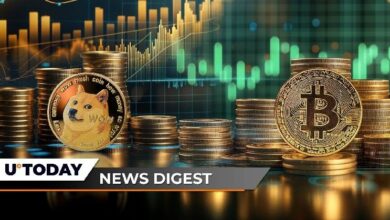 دوجكوين (DOGE) تؤكد أول تقاطع ذهبي، ترند شيبا إينو (SHIB) الهابط接近 نهايته، بيتكوين (BTC) تصل إلى 120,000 دولار وتستعد لتسجيل قمة جديدة — خلاصة أخبار العملات الرقمية