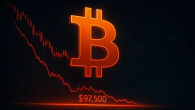 تحذير من Glassnode: بيتكوين قد يهوي إلى 97,500 دولار في حال اختراق هذا المستوى الحرج