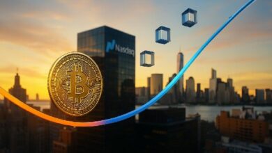 بيتكوين يتداول بخصم 30% مقارنة بقيمته العادلة أمام مؤشر ناسداك