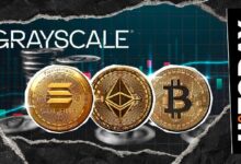 غرايسكيل تبيع بيتكوين وإثيريوم وسولانا بقيمة 358 مليون دولار