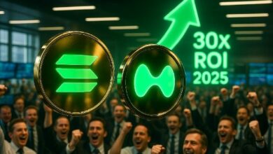 سولانا وHYPE تظهران تباعداً صعودياً.. المحللون يتوقعون عائد استثمار 30 ضعفاً في تحول 2025