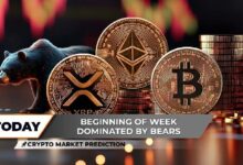 توقعات سوق العملات الرقمية: XRP يرسم نموذجًا أسطوريًا والإيثيريوم يتربّع عند 4500 دولار.. فماذا عن البيتكوين؟