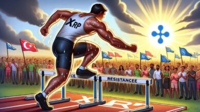 سعر XRP يترقب تحت مستوى المقاومة: المشترون يستعدون لانطلاق صعودي محتمل