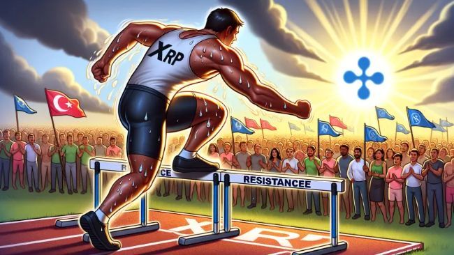 سعر XRP يترقب تحت مستوى المقاومة: المشترون يستعدون لانطلاق صعودي محتمل