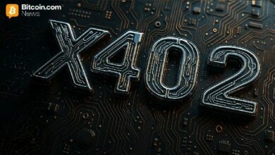 كوين جيكو تضيف فئة "رمز إكس 402" بقيمة 178 مليون دولار مع ارتفاع وتيرة المدفوعات الصغرى للذكاء الاصطناعي