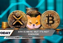 توقعات سوق العملات الرقمية: ذروة البيتكوين ليست نهاية المطاف، إكس آر بي يبدأ مسيرة الخمسة دولارات، شيبا إينو عند مفترق طرق