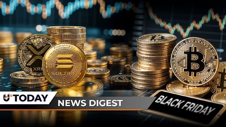 سولانا تتجاوز إكس آر بي، بيتكوين على أعتاب اختبار الجمعة السوداء، مؤسس كاردانو يهاجم بيتر شيف بسبب توقعات سعر البيتكوين – خلاصة أخبار العملات الرقمية