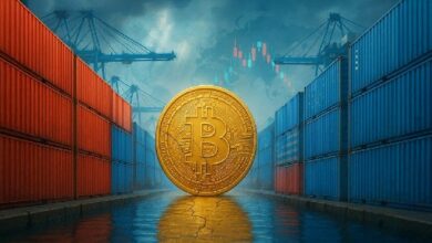 الحروب التجارية وتراجع البيتكوين: استمرار التوترات الأمريكية الصينية يثقل على أسواق العملات الرقمية