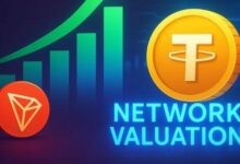 من 254 مليون إلى 78.5 مليار دولار: نمو USDT على ترون يدفع قيمة الشبكة للارتفاع