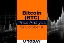 تحليل سعر البيتكوين (BTC) ليوم 18 أكتوبر