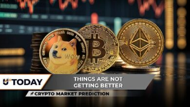 توقعات سوق العملات الرقمية: تأكيد انعكاس مؤشر الدوجكوين (DOGE) ومقاومة البيتكوين (BTC) لضغط بيعي هائل مع تعافي سعر الإيثيريوم (ETH)