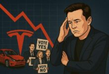 أسهم تسلا تهبط أكثر من 2% قبل التصويت على مكافأة ماسك: ما التوقعات؟