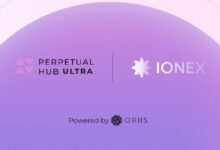 مركز Orbs الدائم Ultra يدعم المشتقات المؤسسية على DEX القائم على Plasma من Ionex