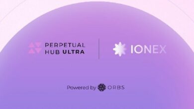 مركز Orbs الدائم Ultra يدعم المشتقات المؤسسية على DEX القائم على Plasma من Ionex
