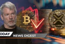 موعد هام لمقتني XRP، مايكل سايلور يعلق على انهيار سعر البيتكوين، كاردانو تؤكد "صليب الموت" — خلاصة أخبار العملات الرقمية