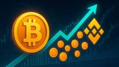 تزايد تدفقات البيتكوين إلى بينانس: المتوسط اليومي يقفز إلى 7,500 عملة