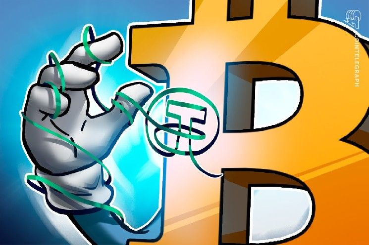 بيتكوين تُظهر "ارتباطًا عكسيًا قويًا" مع نشاط التيثر: Glassnode