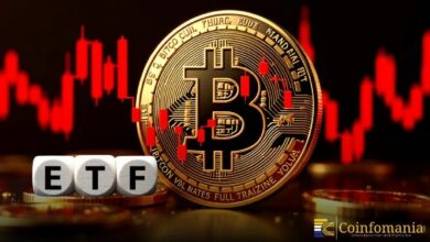 تداولات صناديق البيتكوين ETF تسجل أعلى مستوى للخروج مع تحول المستثمرين نحو الملاذات الآمنة