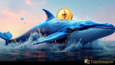 حوت إيثيريوم يشترى 1.33 مليار دولار من ETH باستخدام قروض Aave