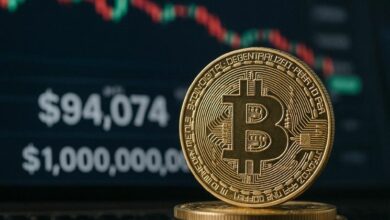 انخفاض البيتكوين إلى 94 ألف دولار مع ضخ مليار دولار من العملة في البورصات تزامناً مع محادثات اتفاقية تجارية أمريكية صينية