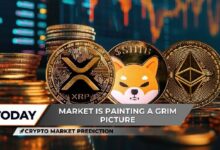 توقعات سوق العملات الرقمية: تقاطع الموت يعود لـ XRP بينما يرتفع سعر الإيثريوم مقابل البيتكوين.. وماذا عن مستقبل شيبا إنو؟