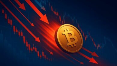 البيتكوين يمحو مكاسبه مع استمرار مستخدمي كوينبيس في البيع بلا هوادة