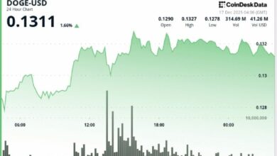 دوجكوين يخرج من النطاق السعري مع تصاعد ضغوط البيع عند مستويات حرجة