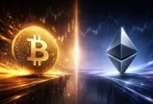 البتكوين والإيثيريوم يتباعدان: المشتريات الطويلة تهيمن على BTC بينما ترتفع مراكز البيع القصيرة على ETH