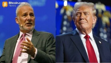 ترامب يصف بيتر شيف بـ "الخاسر" و "الوقح" في تعليقات عن عالم العملات الرقمية